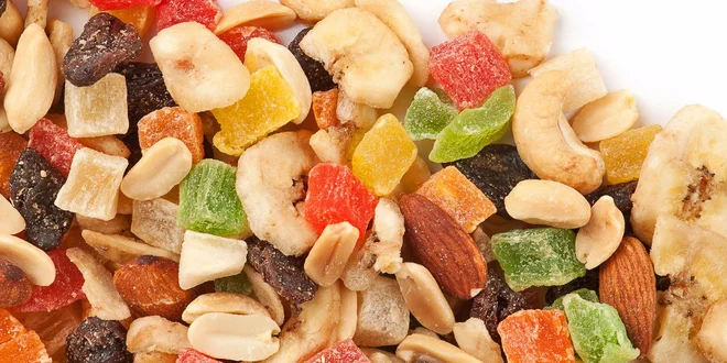 Vyladené zmesi orieškov, semienok a ovocia Pohoda