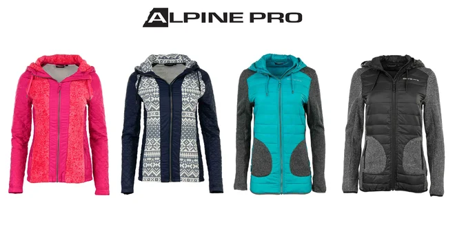 Vysmejte sa zime: dámske zimné mikiny Alpine Pro
