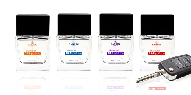 Svieže autoparfémy Diamond vrátane v štyroch vôňach