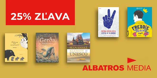 25 % zľava na knihy z Albatrosu a doprava zdarma