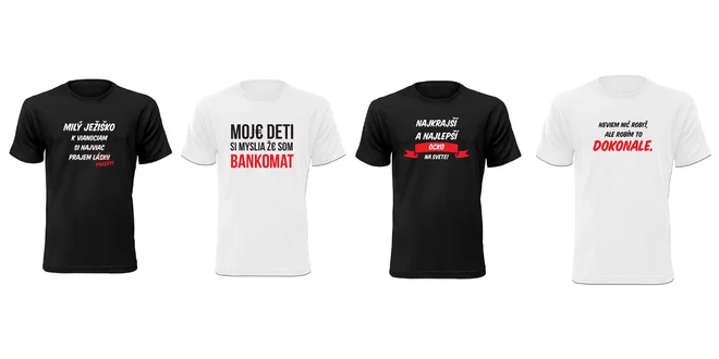 Pánske tričká s vtipnou potlačou