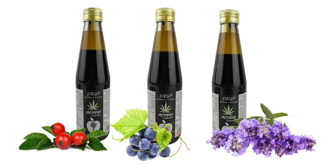 Konopné sirupy plné zdravia a chuti