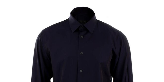 Pánská tmavě fialová košile Calvin Klein