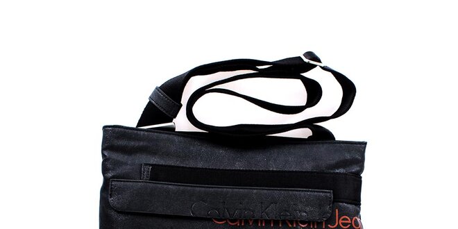 Pánská velká černá taška přes rameno Calvin Klein