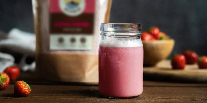 Vegánske alebo proteínové nápoje Gofio