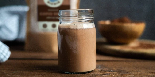 Vegánske alebo proteínové nápoje Gofio