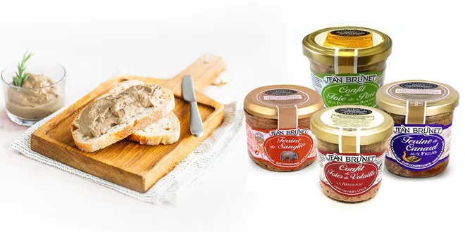 Francúzske teriny, paštéty a zeleninové tapenády