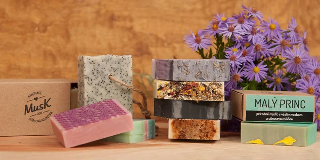 Prírodné mydlá bez alergénov slovenskej výroby