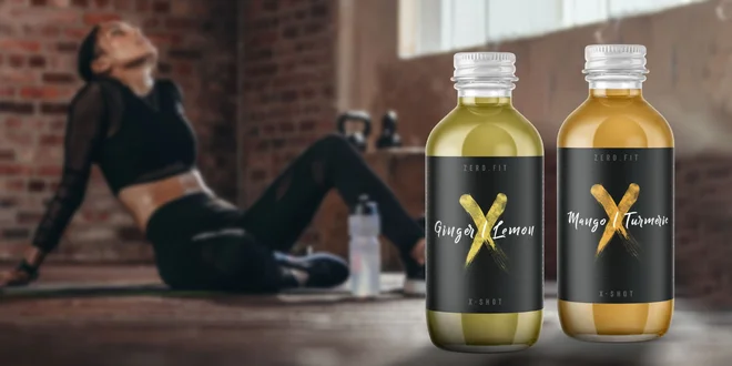Prírodné energetické nápoje X-shot Zero fit