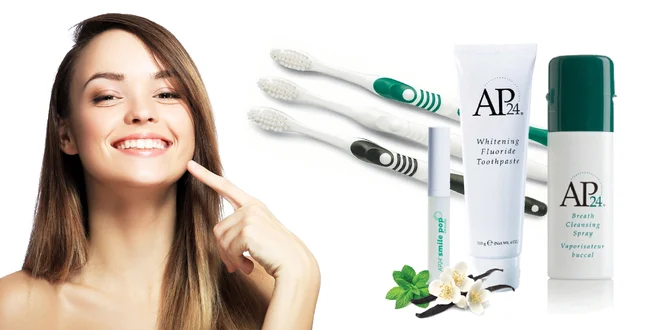 Nádherný a zdravý úsmev s balíčkom produktov AP-24 NuSkin