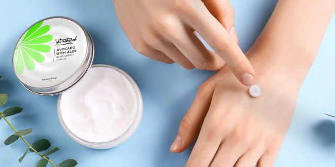 Prírodné krémy na ruky a sady krájaných mydiel