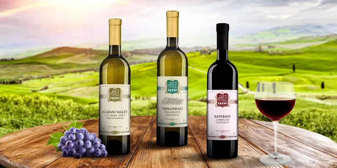 Ochutnajte sety lahodných gruzínskych vín