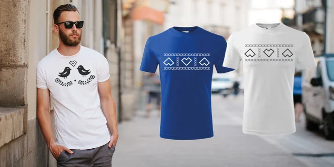 Dámske i pánske tričká s ľudovými motívmi