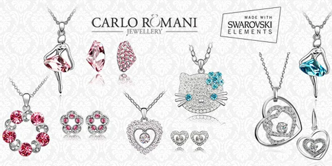 Romantické šperky Swarovski