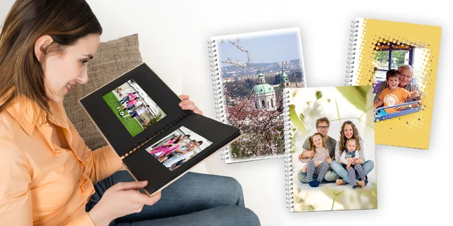 Fotokniha s krúžkovou väzbou