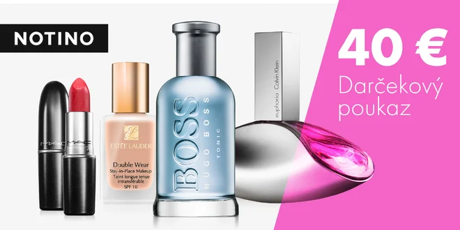 Darčekový poukaz do Notino v hodnote 40 €