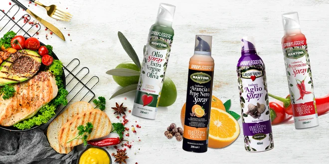 Prírodné a ochutené oleje v spreji na studenú aj teplú kuchyňu