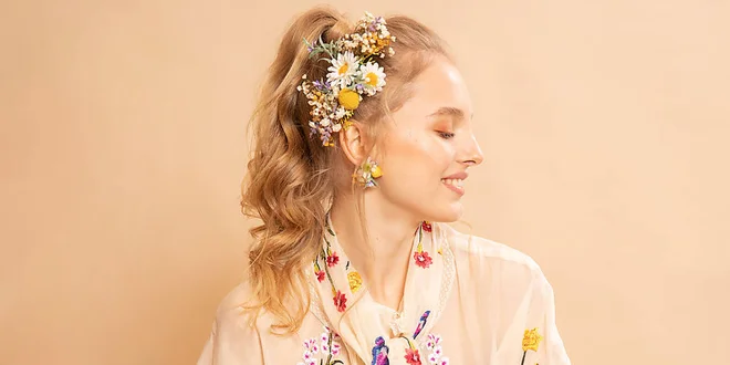 Handmade kvetinové vlásenky, hrebienky a čelenky