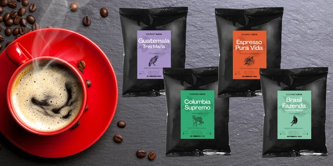 Kávové balíčky z Južnej Ameriky aj z celého sveta
