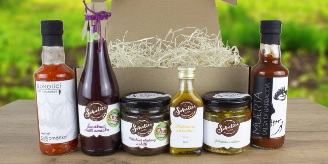 Pálivé omáčky, pyré, chutney a nakladané chilli