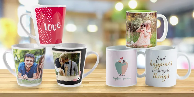 Hrnčeky s vlastnou fotkou rôznych druhov