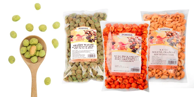 Mňam: orechy a kukurica, za ktorými si nohy polámete