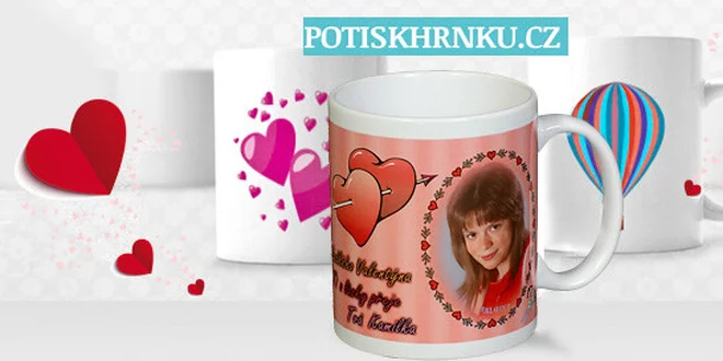 Fotohrníček s vlastní fotografií a textem