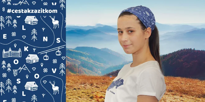 Multifunkčný nákrčník z kolekcie "Cesta k zážitkom"