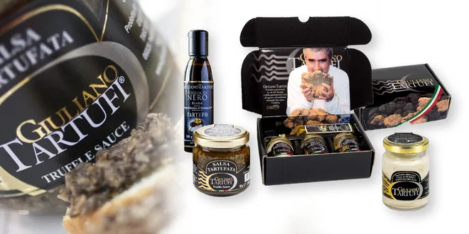 Špeciality z pravých hľuzoviek v darčekových boxoch