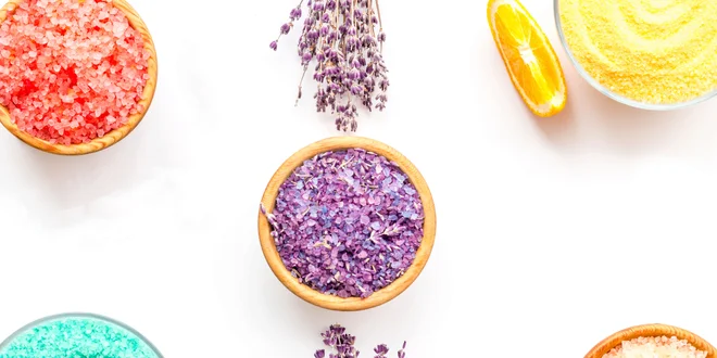 Darčekové balenie kúpeľových solí