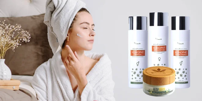 Kvalitná konopná kozmetika pre dámy aj pánov
