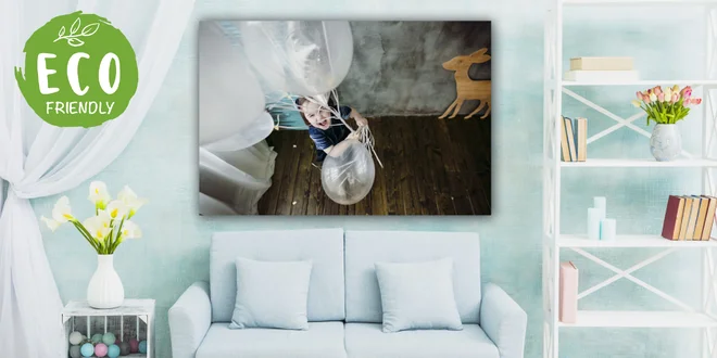 Ekologický obraz na plátne s vlastnou fotografiou