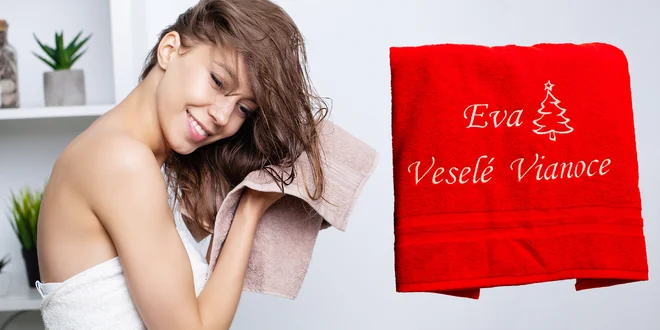 Personalizovaná osuška zo 100% bavlny
