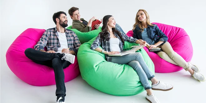 Komfortné sedacie vaky vhodné aj do exteriéru