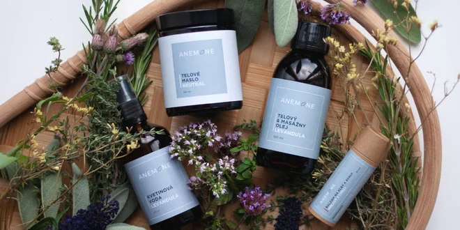 Sady handmade kozmetiky Anemone