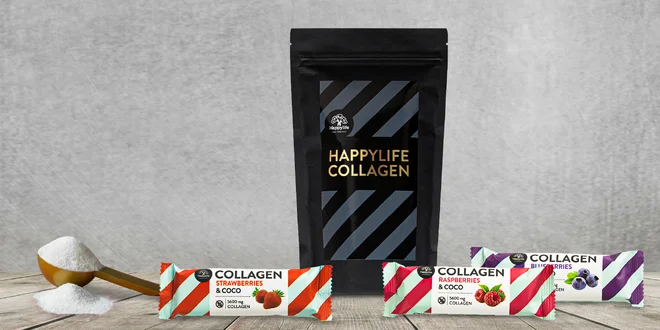 Zdravie zo Slovenska: Kolagénové tyčinky alebo kolagén HappyLife