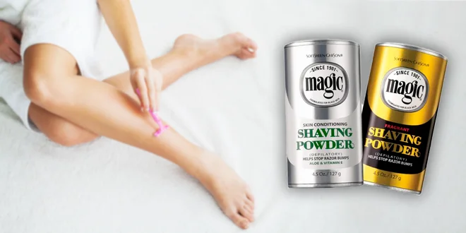 Ohoľte sa bez žiletky: Magic prášok na holenie