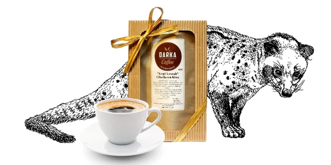 Vzácna cibetková káva: Kopi Luwak 100 % Arabica