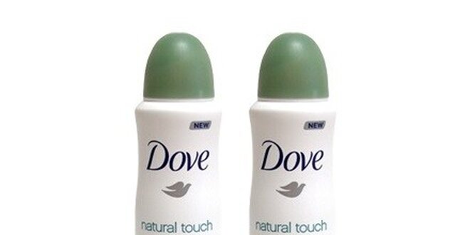 2xDove deo spray Natural Touch 150ml