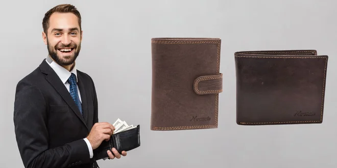 Pánske kožené peňaženky Mercucio