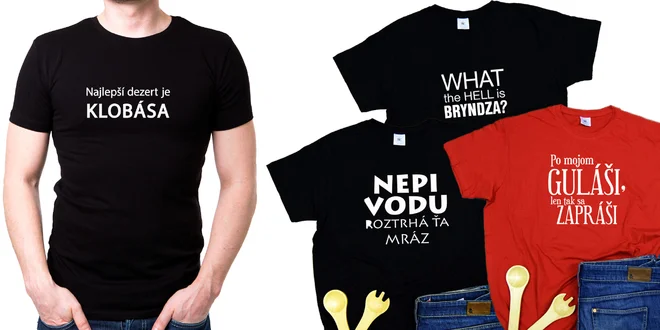 Pánske tričká s veselou potlačou