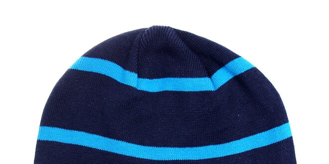 Pánská modrá proužkovaná čepice Umbro