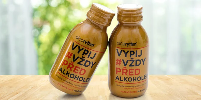 Alcorythm®: prémiová ochrana před kocovinou z alkoholu