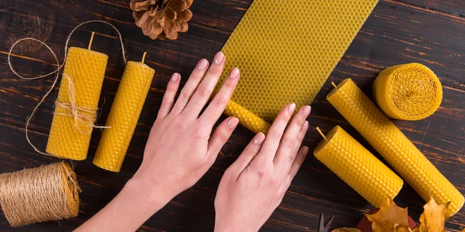 Sady na výrobu sviečok zo 100% včelieho vosku