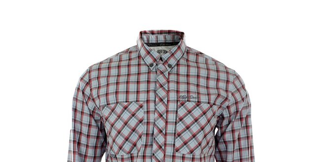 Pánská šedomodrá károvaná košile Tommy Hilfiger