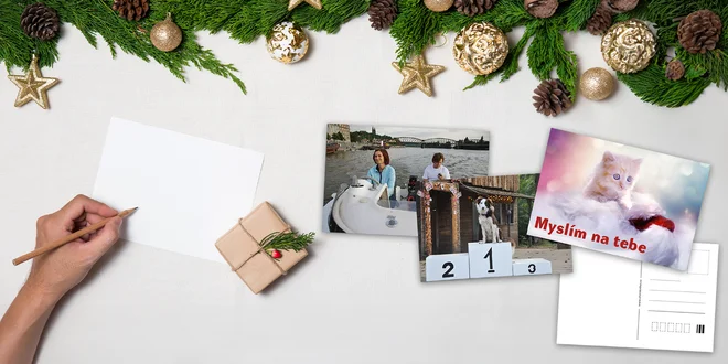 16 pohľadníc z vlastných fotografií aj s tlačeným textom