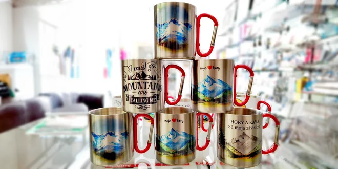 Smaltované a nerezové hrnčeky slovenskej potlače