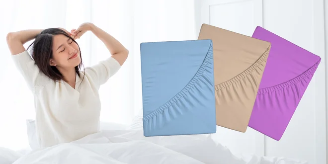 Jersey napínacie plachty: päť rozmerov, veľa farieb