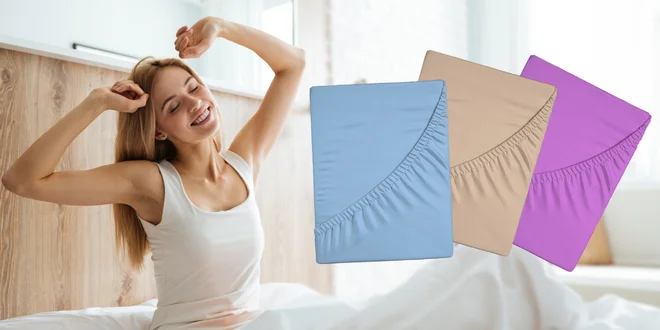 Jersey napínacie plachty: päť rozmerov, veľa farieb