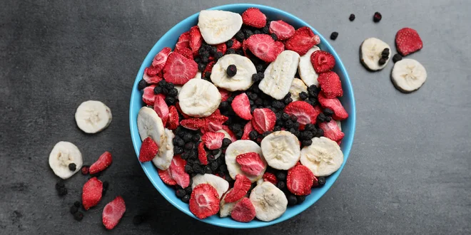 Ovocie sušené mrazom: 14 druhov vrátane jahody a banánov